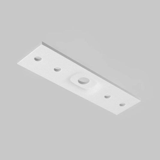 Conector drept Exility din Metal Alb