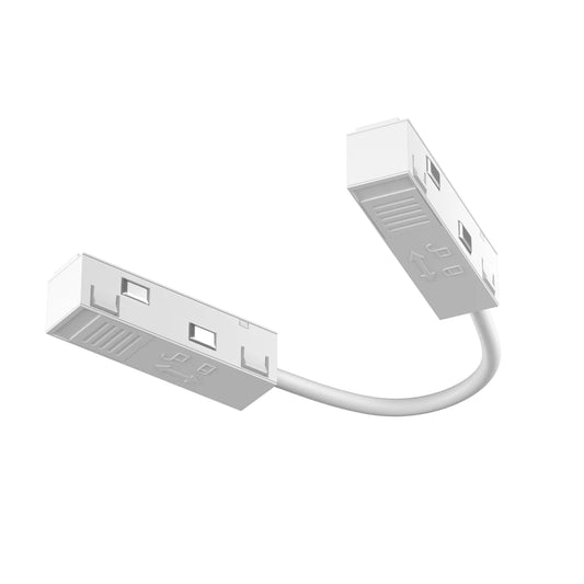 Conector de alimentare flexibil din Plastic Alb