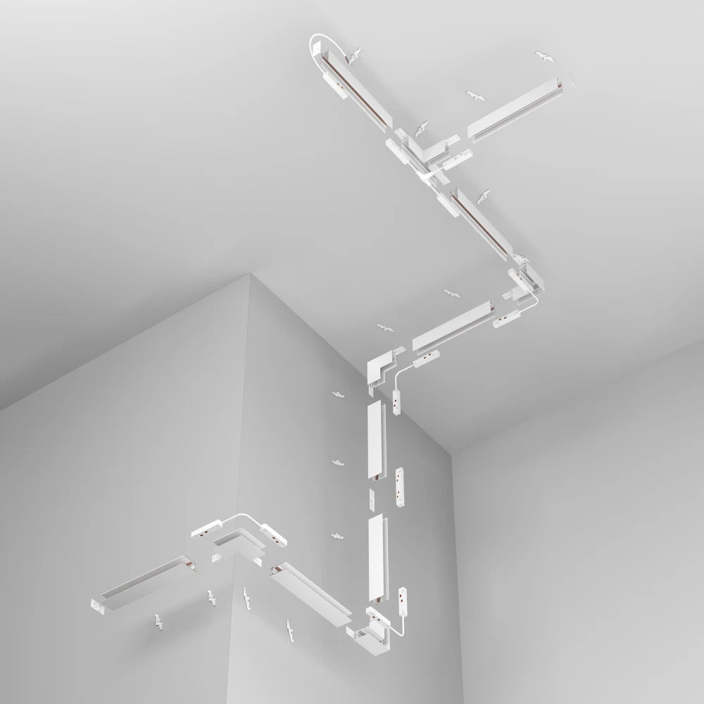 Sina aplicata 1m Exility din Aluminiu Alb