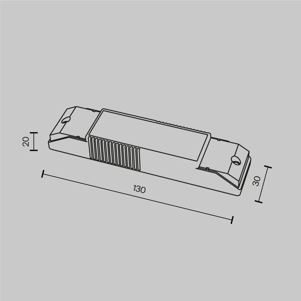 Sursa de alimentare Dali dimabila 12W AC 220-240 din Plastic Alb