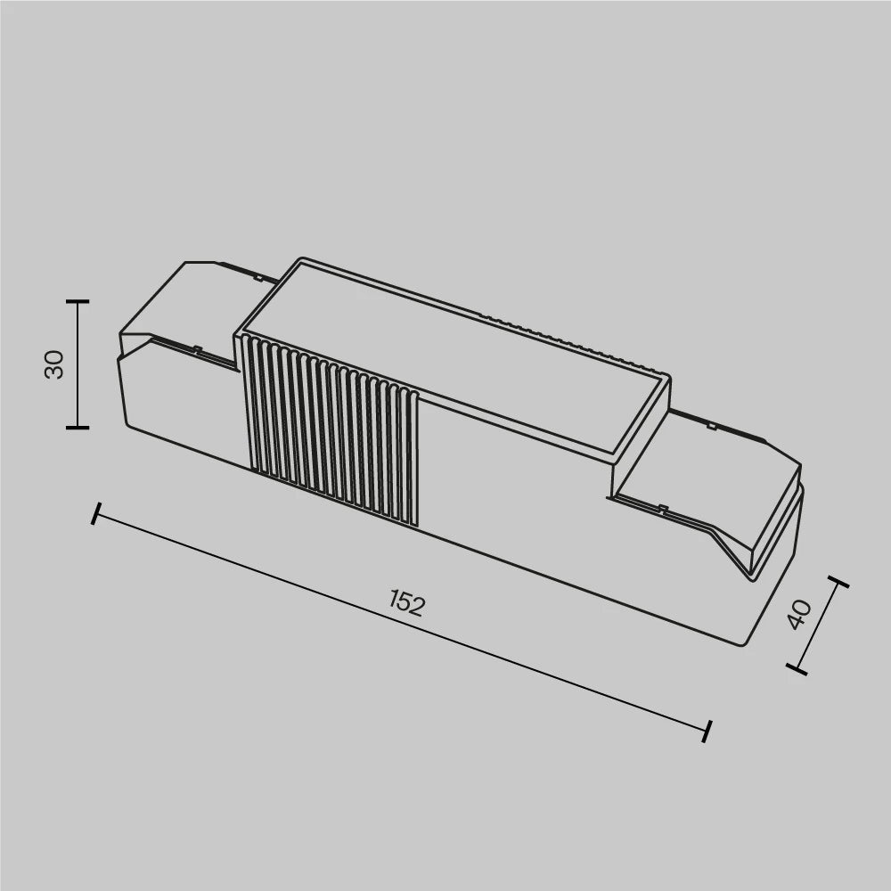 Sursa de alimentare Triac 20W IP20 AC 100-240 din Plastic Alb