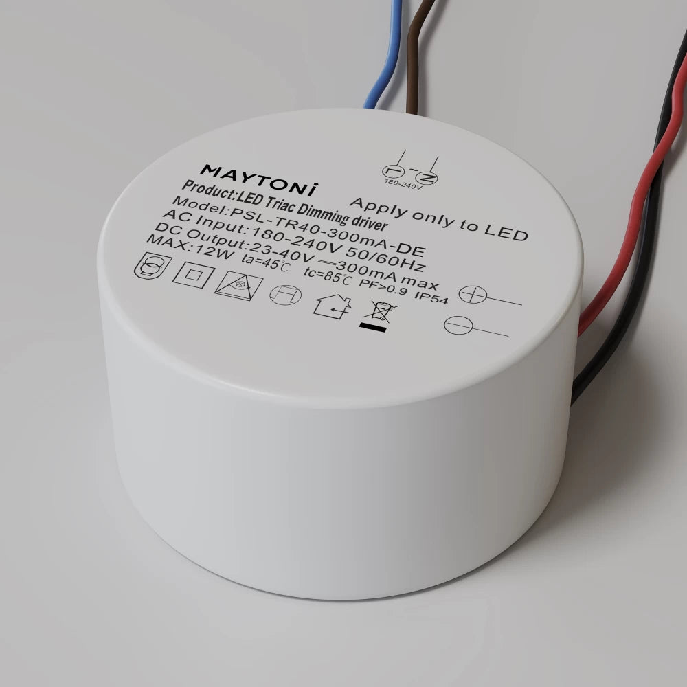 Sursa de alimentare Triac 12W AC 220-240 din Plastic Alb