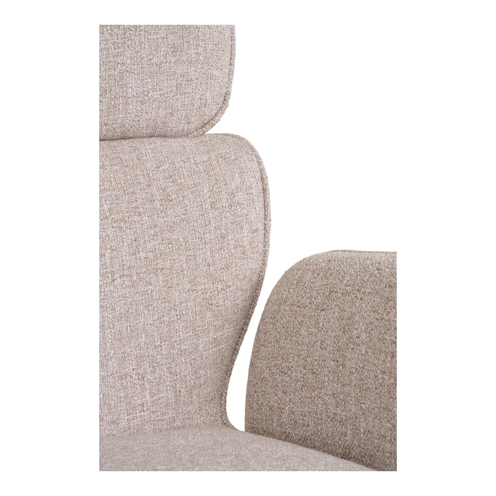 Set 2 scaune din Metal Negru si Stofa Gri H95xL61xA61cm Cordoba