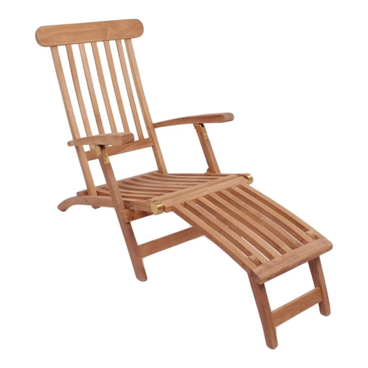 Sezlong de exterior din Lemn de tec Maro H95xL150cm Arrecife