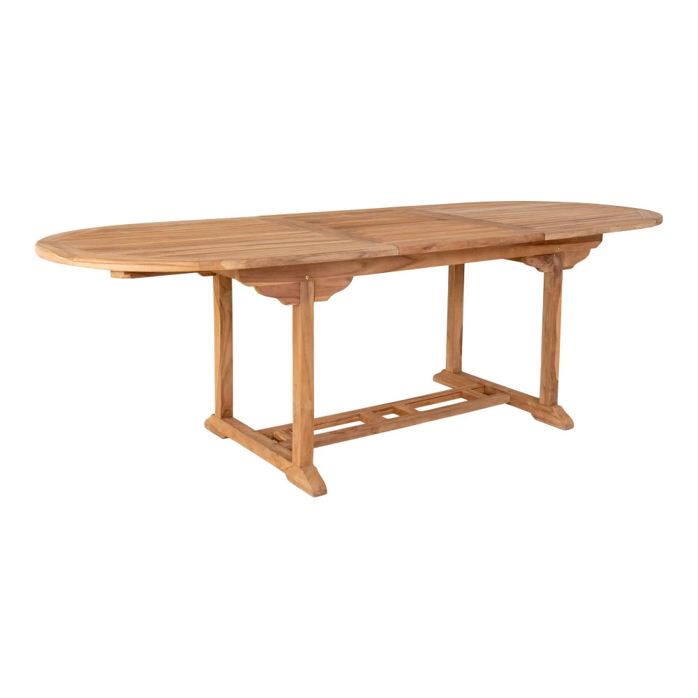 Masa extensibila de exterior din Lemn de tec Maro H75xL180-240cm Salamanca