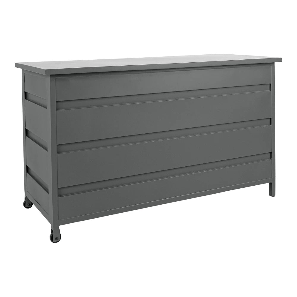 Lada depozitare de exterior din Aluminiu Gri H75xL60cm Cassis