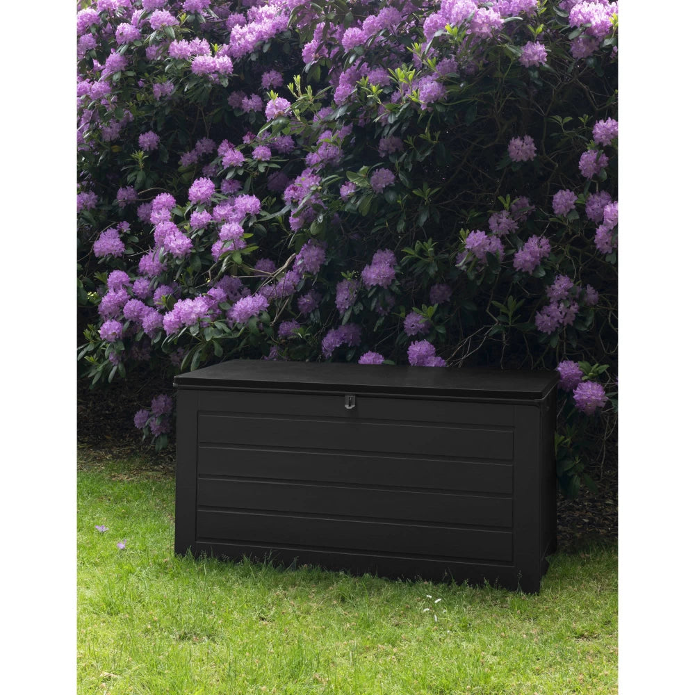 Lada depozitare de exterior din Plastic Negru H75xL71cm Dubrovnik