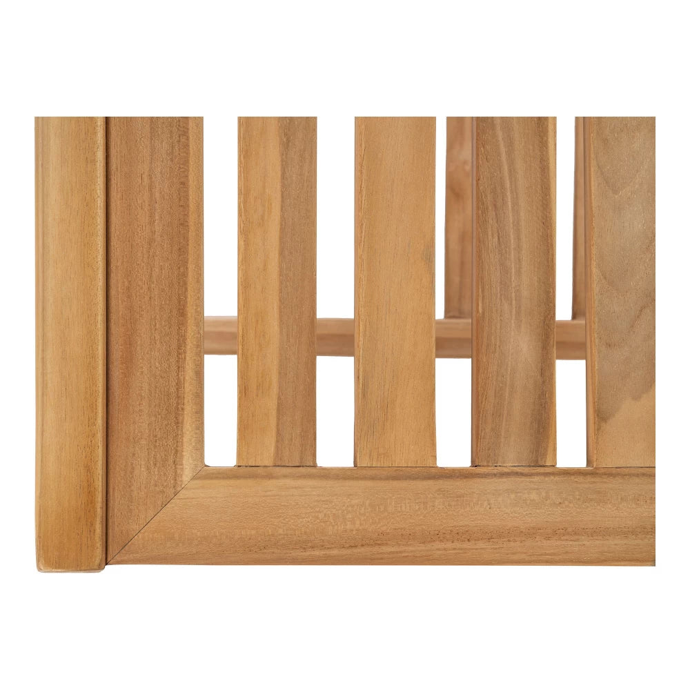Set exterior 4 piese din Lemn de tec Maro Santander