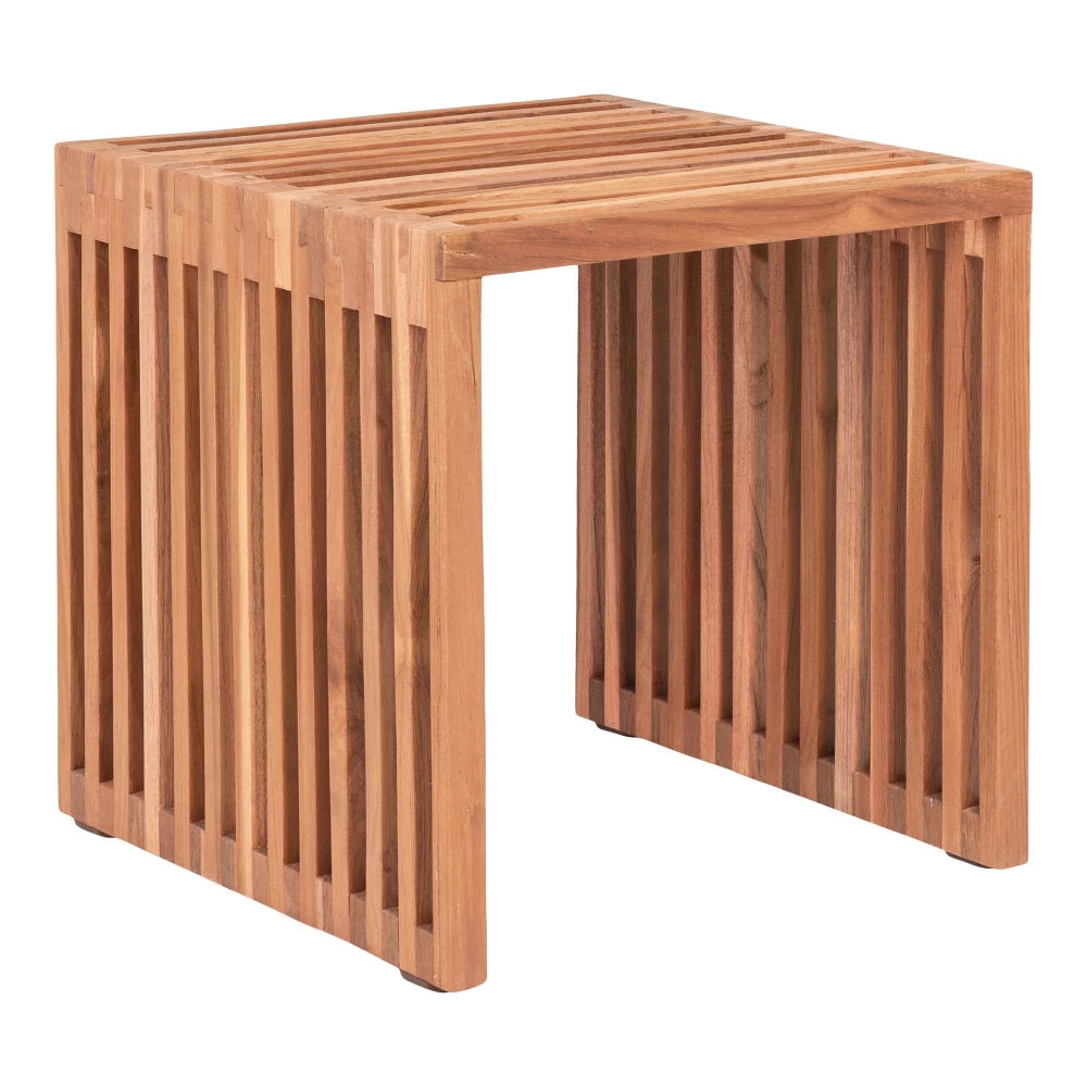 Masuta laterala din Lemn de tec Maro L40xH40cm Pego
