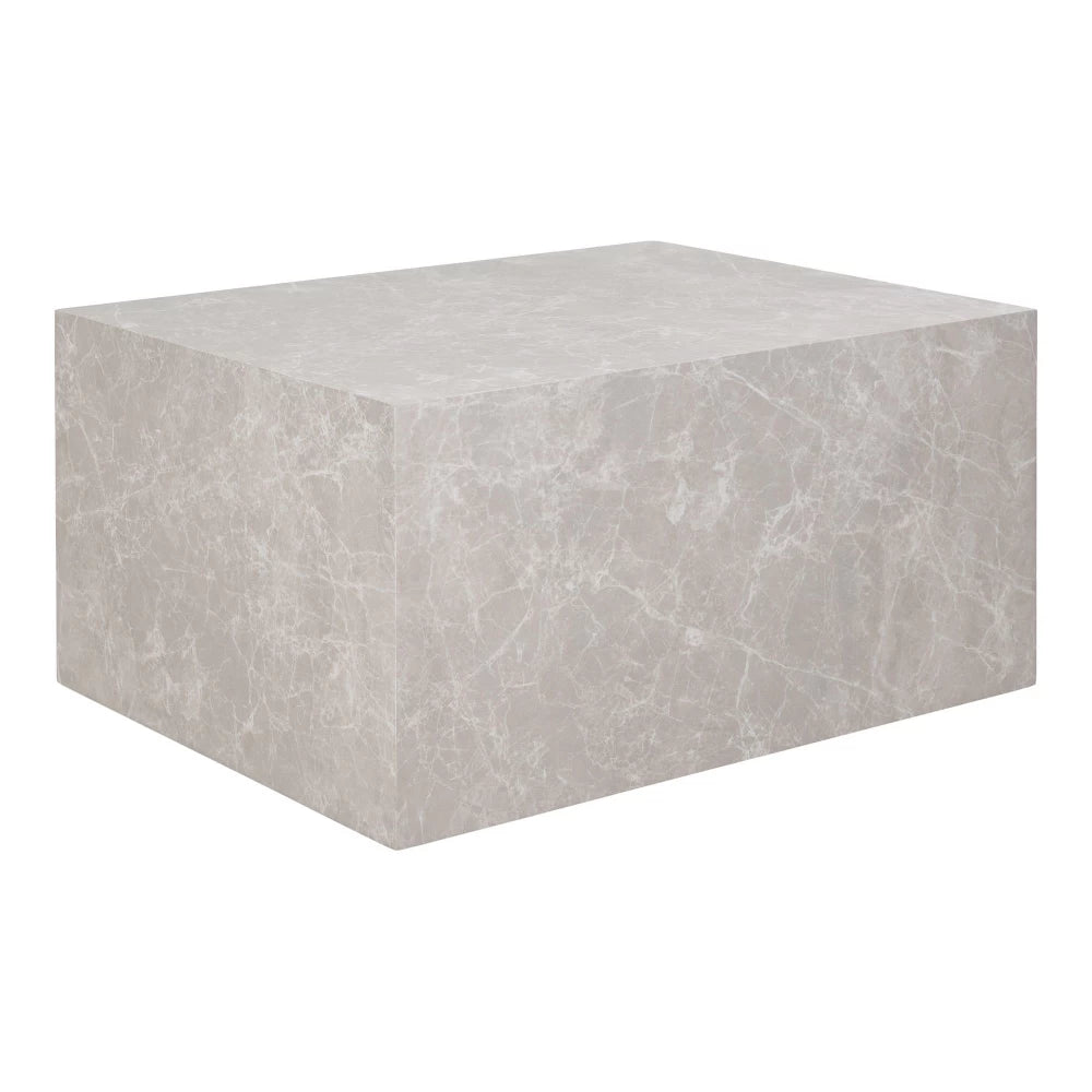 Masuta de cafea din MDF Bej cu efect de marmura L80xH40cm Prague