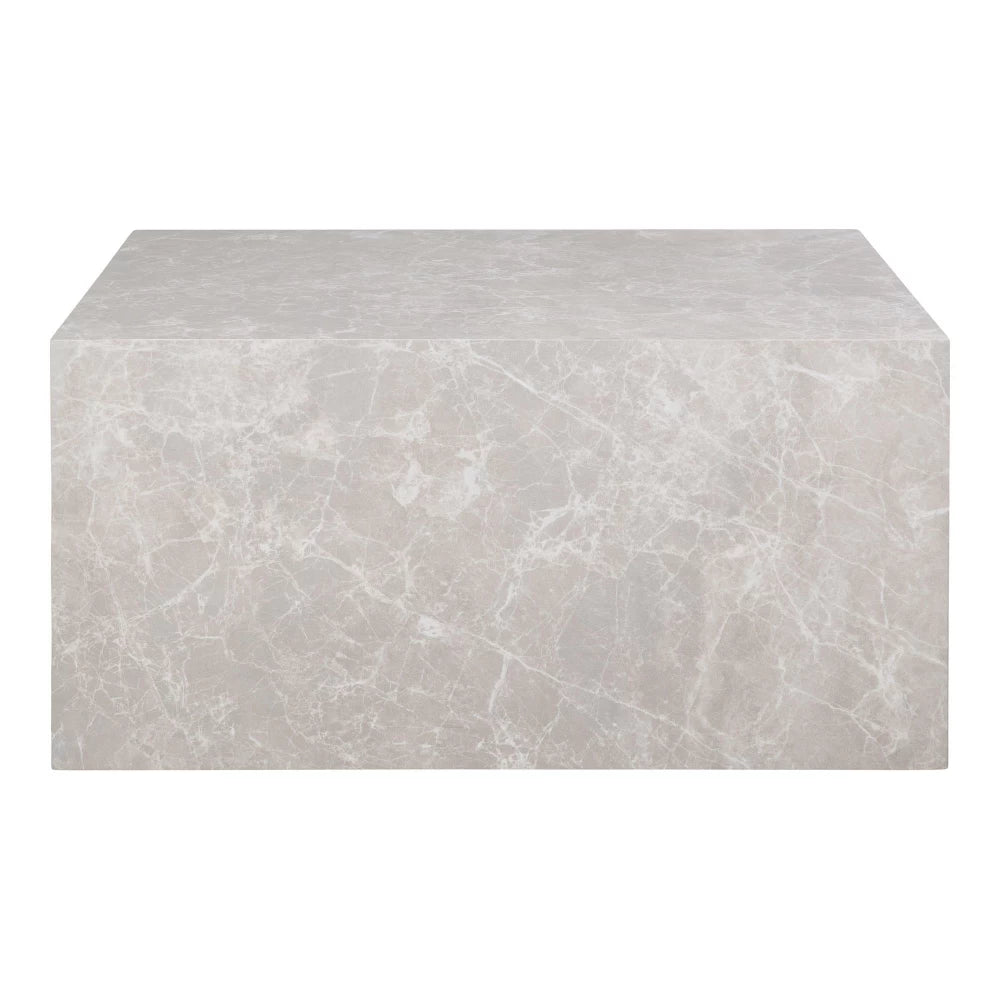 Masuta de cafea din MDF Bej cu efect de marmura L80xH40cm Prague