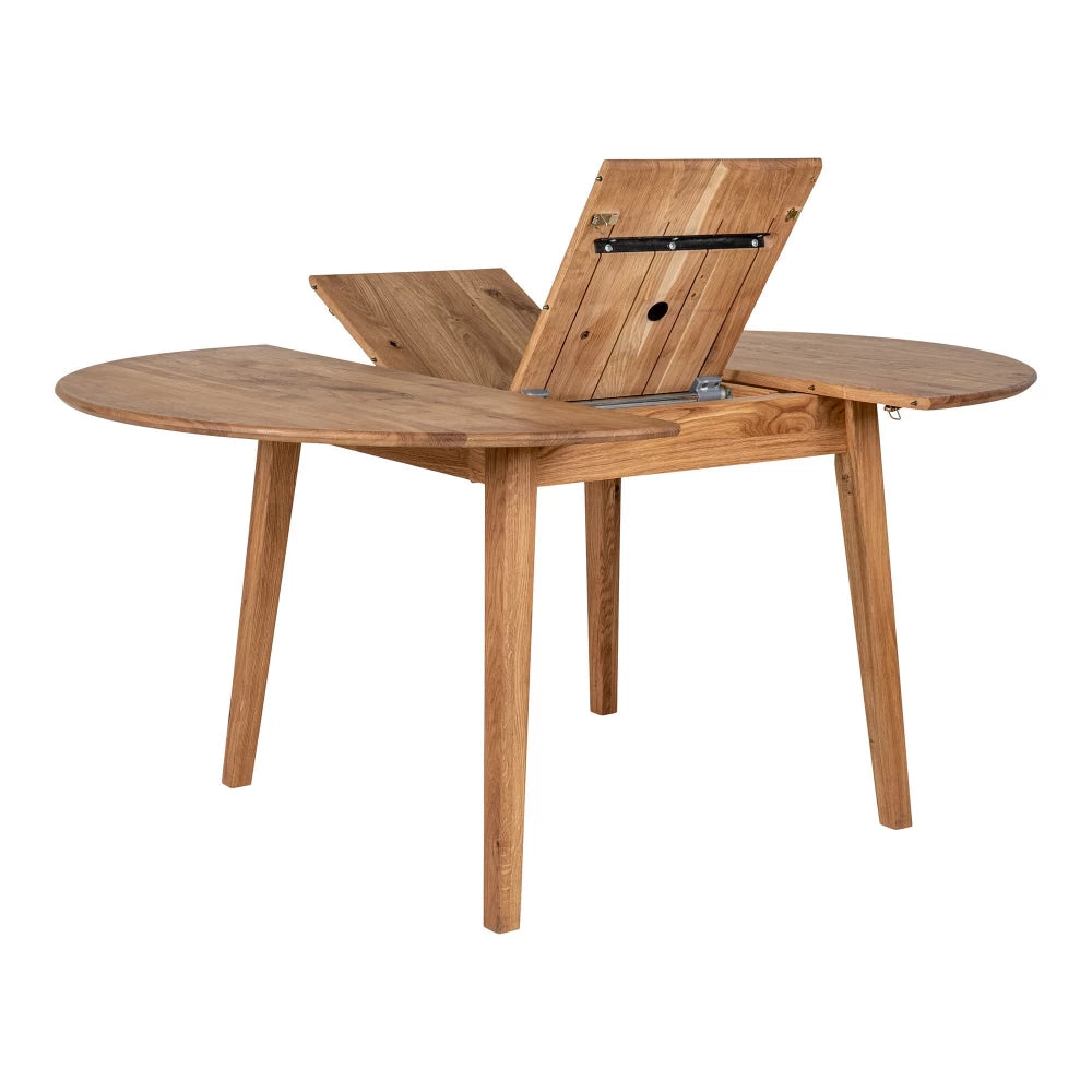 Masa din Lemn de stejar Maro L118-158xH75.5cm Metz