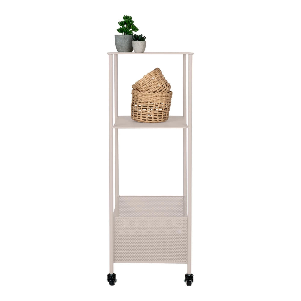 Etajera din Metal Bej L35xH106cm Torres