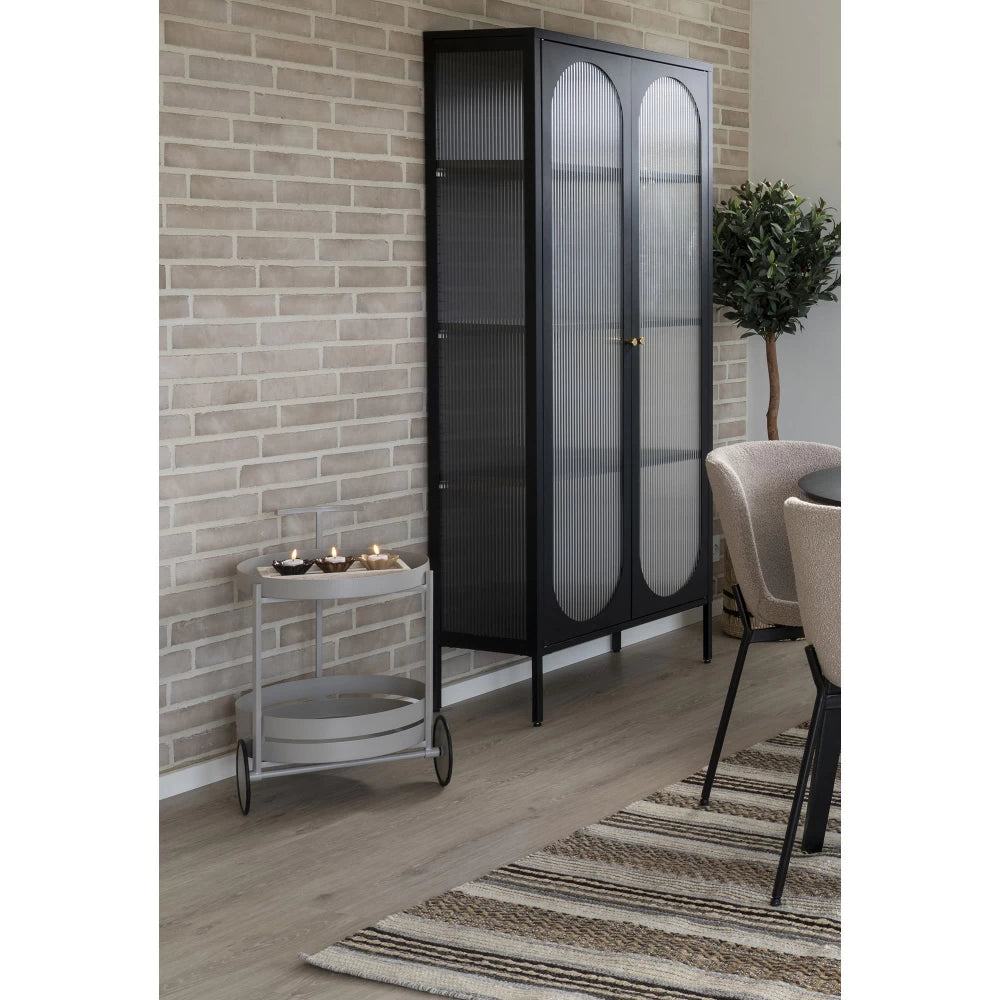 Carucior de servire din Metal Gri L49.5xH61cm Beja
