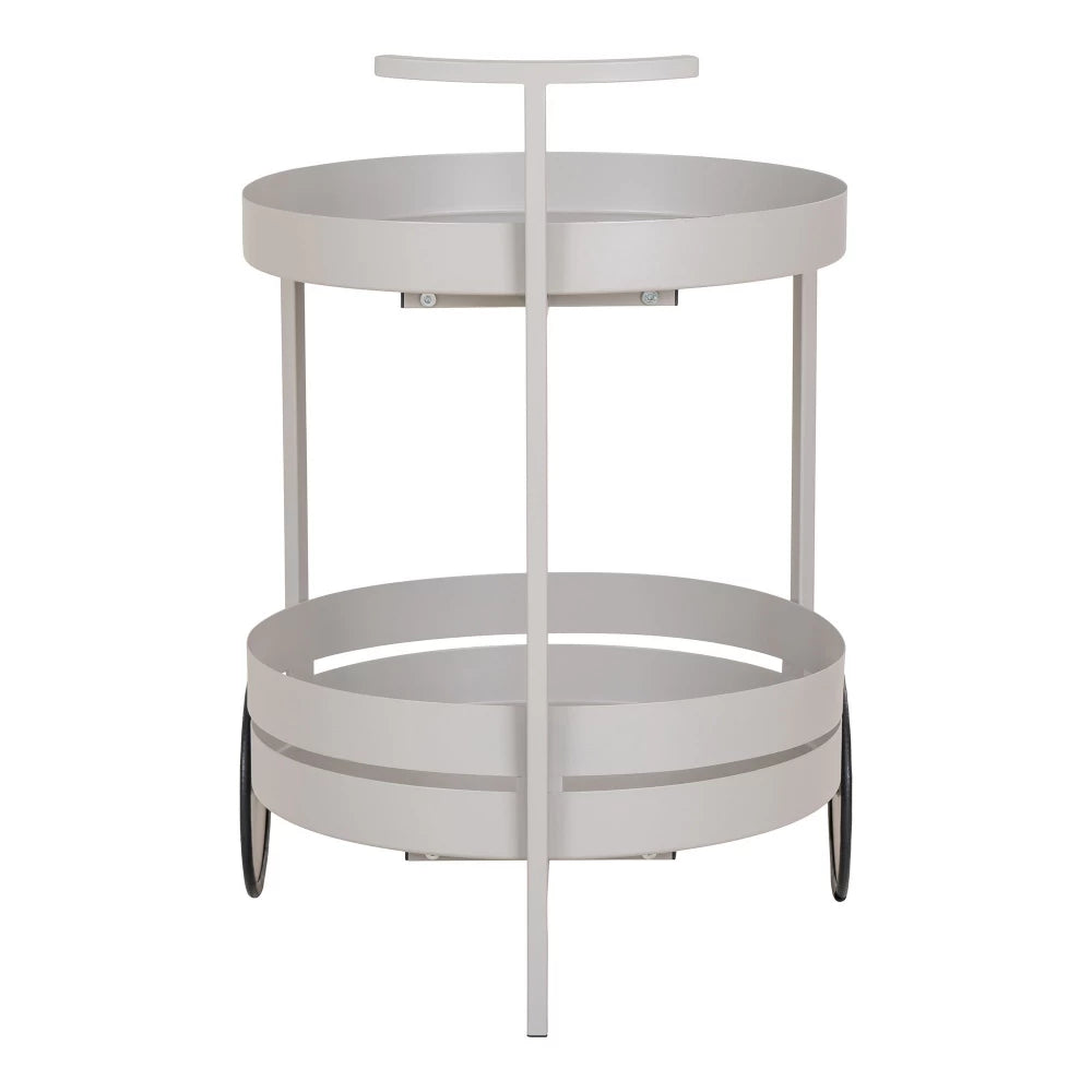 Carucior de servire din Metal Gri L49.5xH61cm Beja