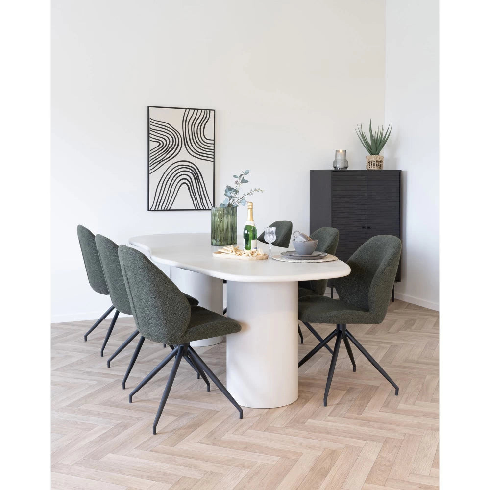 Masa din MDF Gri deschis L200xH76cm Maranola