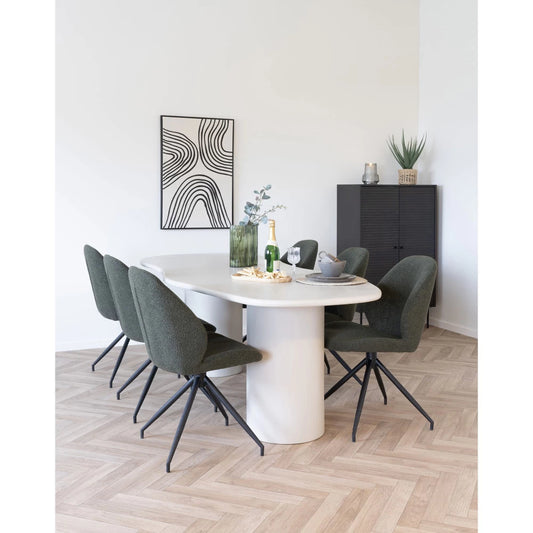 Masa din MDF Gri deschis L200xH76cm Maranola