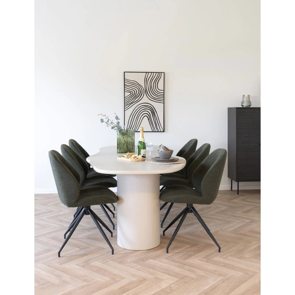 Masa din MDF Gri deschis L240xH76cm Maranola