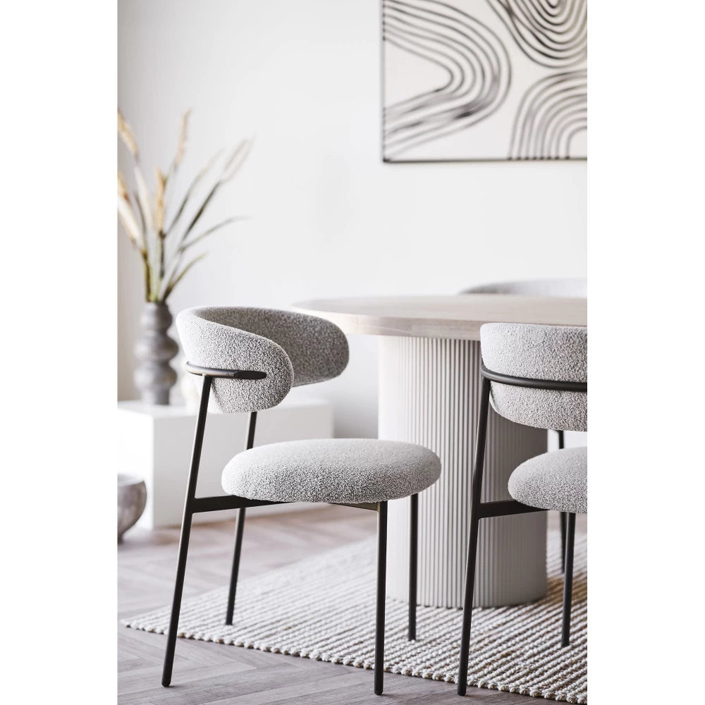 Masa din Furnir de frasin/MDF Maro L220xH75cm Solva