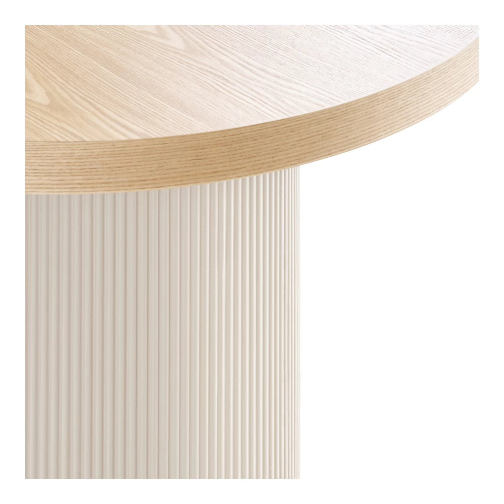 Masa din Furnir de frasin/MDF Maro L220xH75cm Solva
