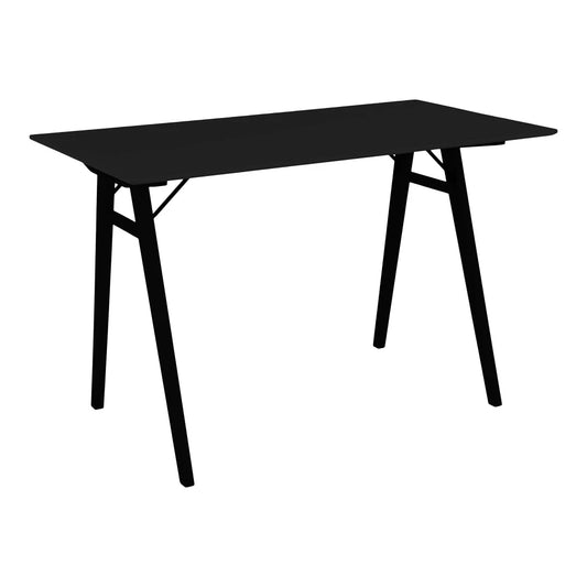 Birou din Lemn Negru si MDF Negru L60xH75cm Vojens