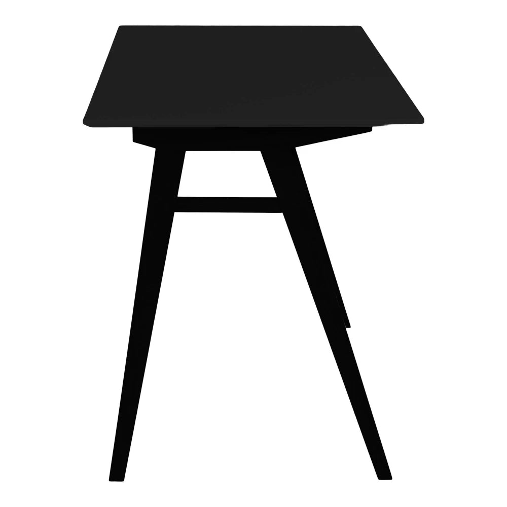 Birou din Lemn Negru si MDF Negru L60xH75cm Vojens