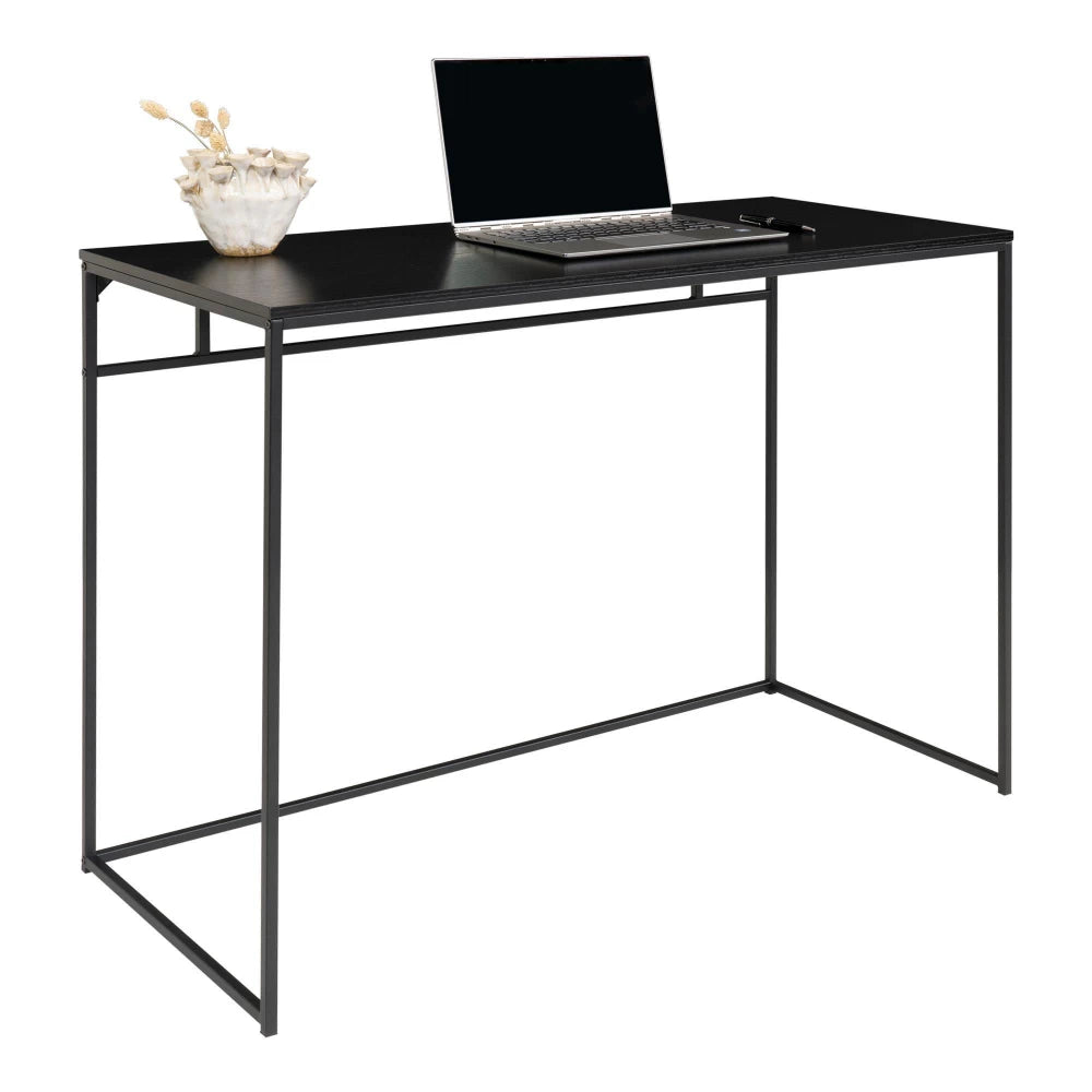 Birou din Metal Negru si PAL Negru L45xH75cm Vita