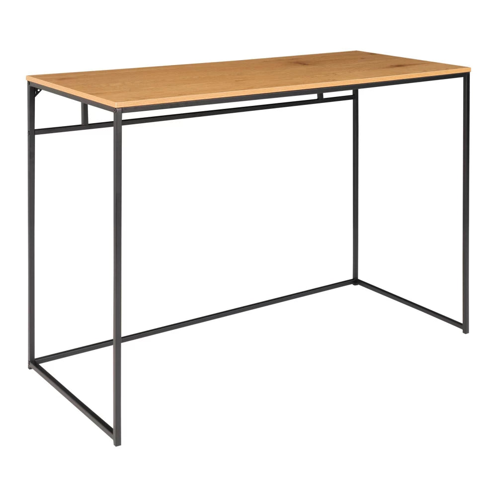 Birou din Metal Negru si PAL Maro L45xH75cm Vita
