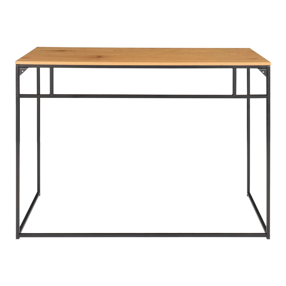 Birou din Metal Negru si PAL Maro L45xH75cm Vita