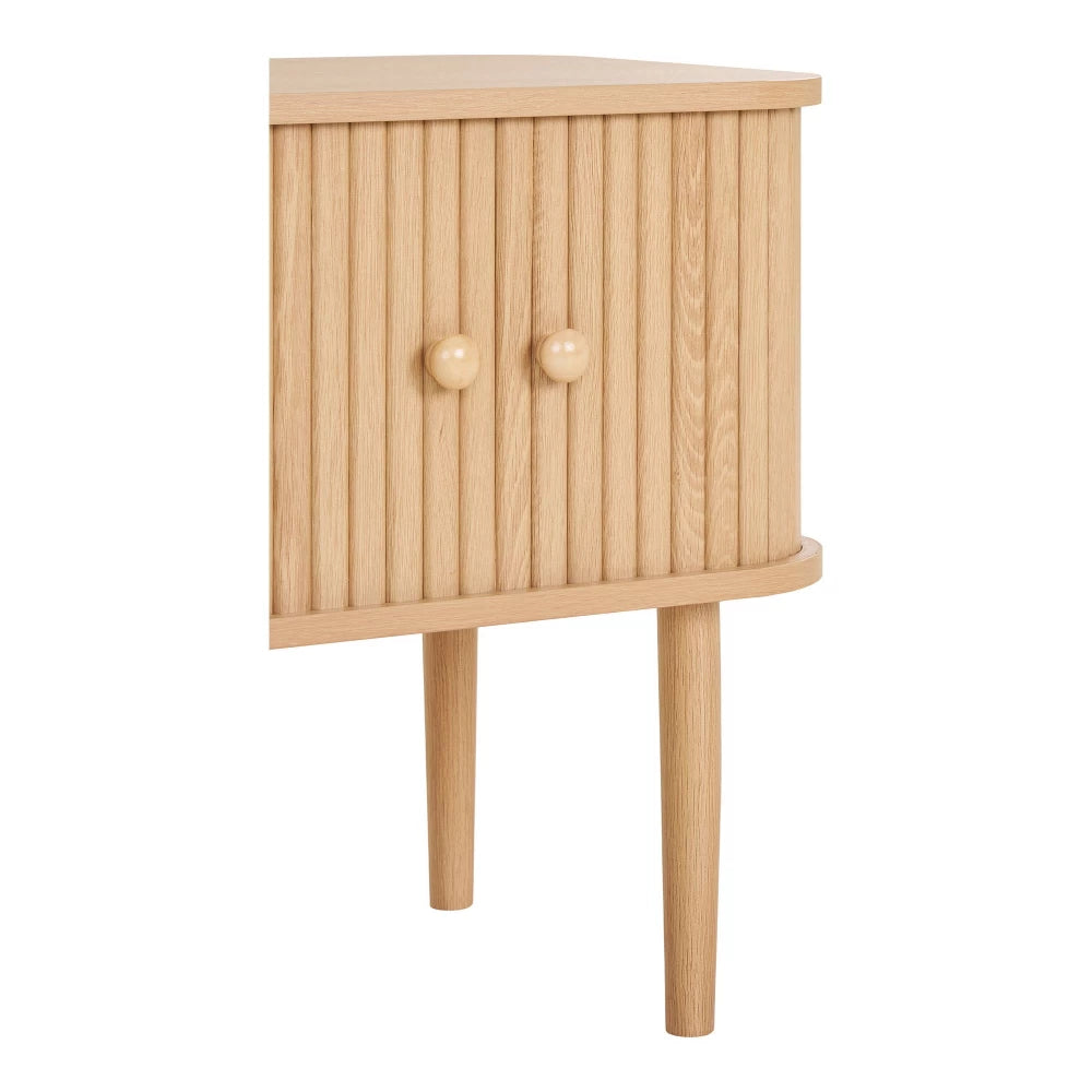 Noptiera din Lemn de pin Maro si MDF Maro L45xH50.5cm Nikko