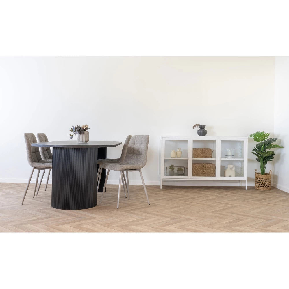 Masa din MDF Negru L210xH75cm Boavista