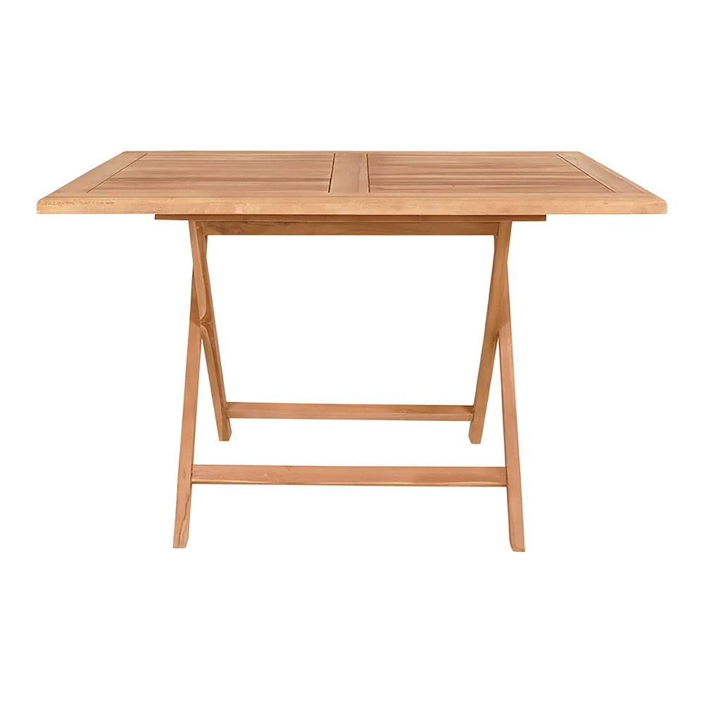 Masa de exterior din Lemn de tec Maro L120xH75cm Oviedo