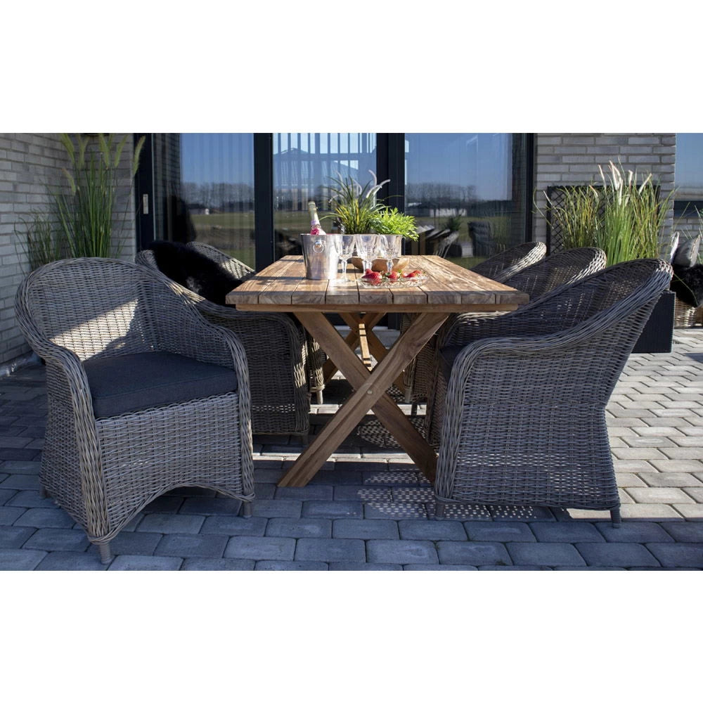 Masa de exterior din Lemn de tec Maro L200xH75cm Murcia