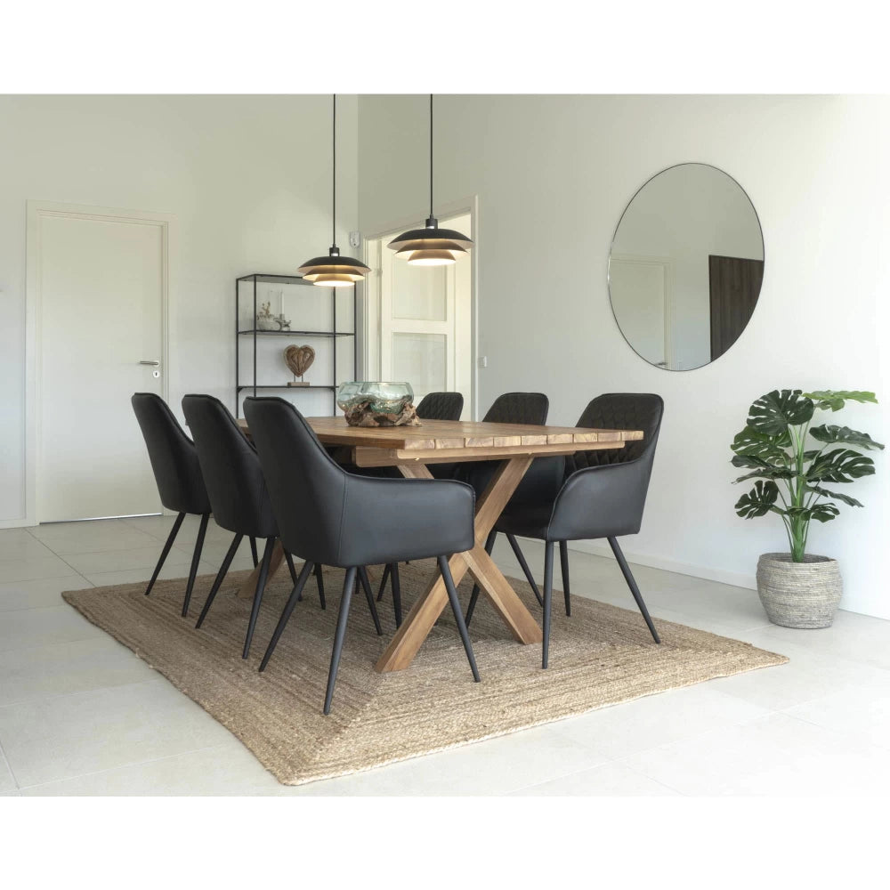 Masa de exterior din Lemn de tec Maro L200xH75cm Murcia