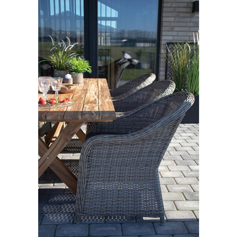 Masa de exterior din Lemn de tec Maro L200xH75cm Murcia