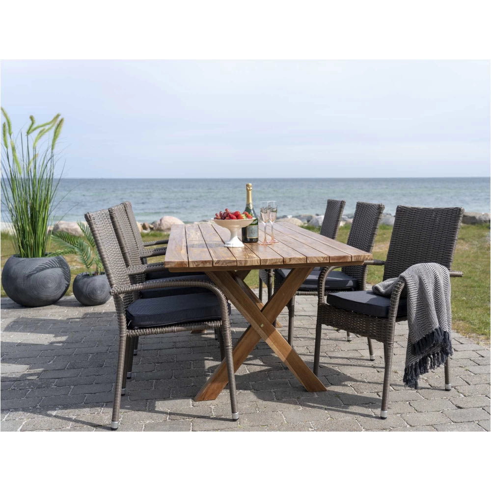 Masa de exterior din Lemn de tec Maro L200xH75cm Murcia