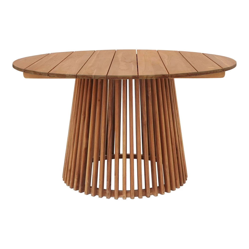 Masa de exterior din Lemn de tec Maro D120xH75cm Lorca