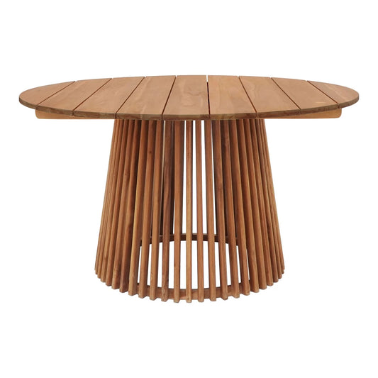 Masa de exterior din Lemn de tec Maro D120xH75cm Lorca