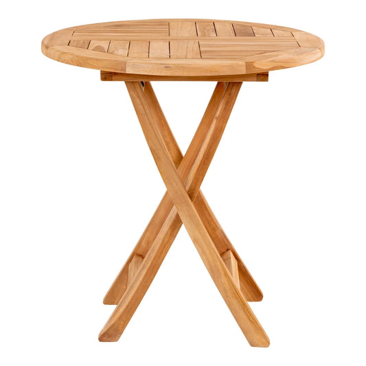 Masa de exterior din Lemn de tec Maro D70xH75cm Oviedo