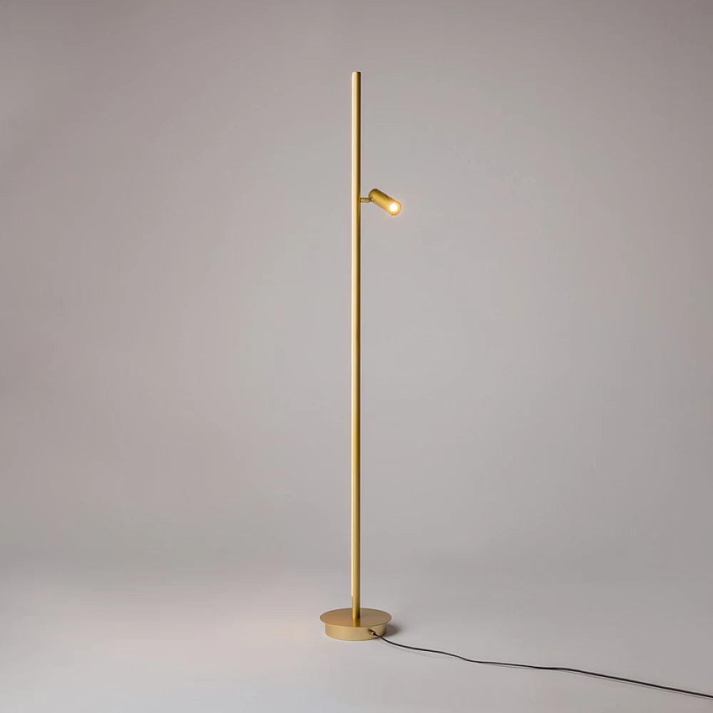 Lampa de podea din Aluminiu Alama H155xD20cm 14W 3000k 800lm Thin
