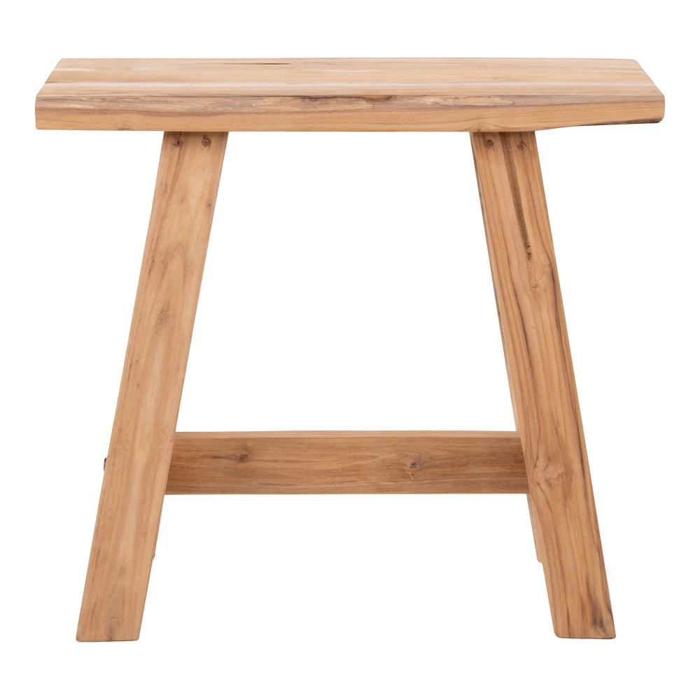Taburet din Lemn de tec Maro H45xL50cm Barcelona