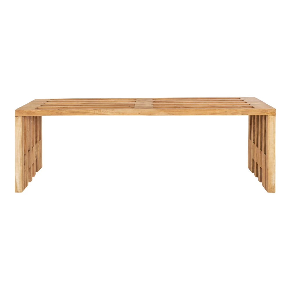 Bancheta din Lemn de tec Maro H48xL140cm Benidorm