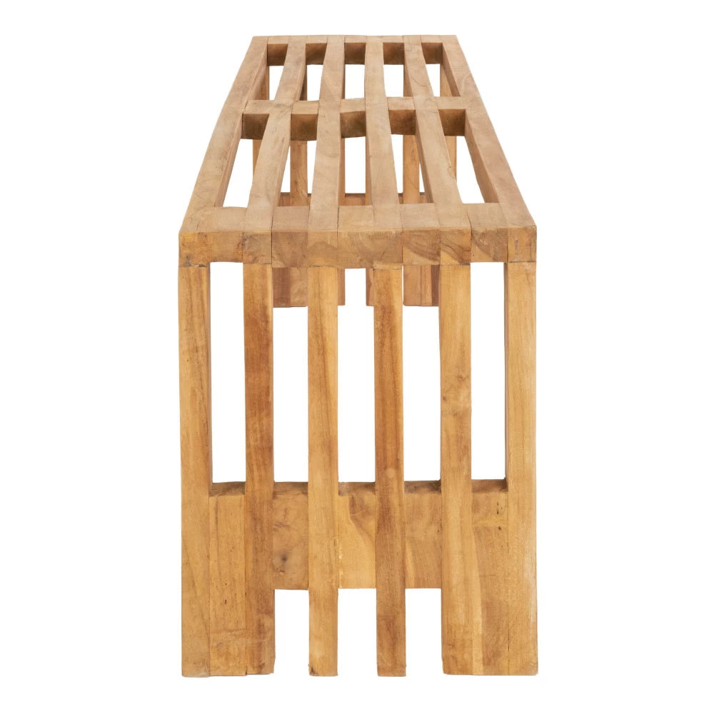 Bancheta din Lemn de tec Maro H48xL140cm Benidorm