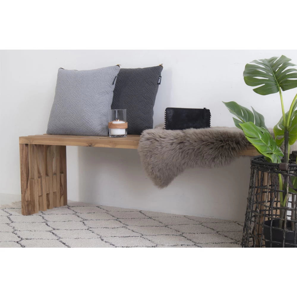 Bancheta din Lemn de tec Maro H48xL140cm Benidorm