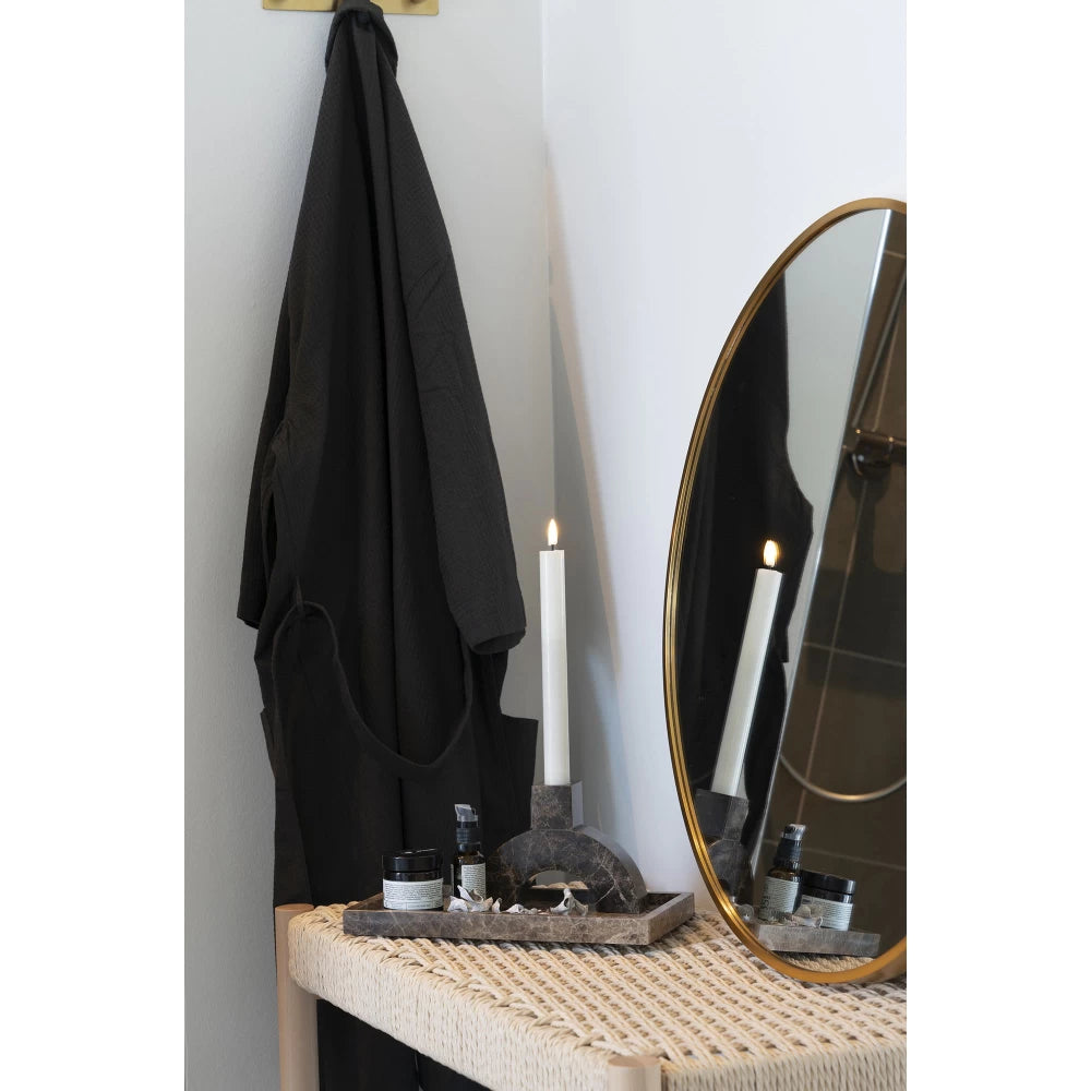 Bancheta din Lemn Maro si Rachita Maro H45xL80cm Abano