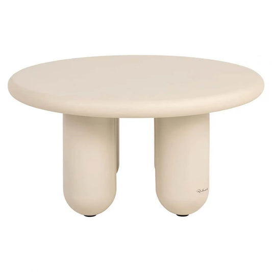 Masuta de cafea din MDF Bej H40xD80cm Calma