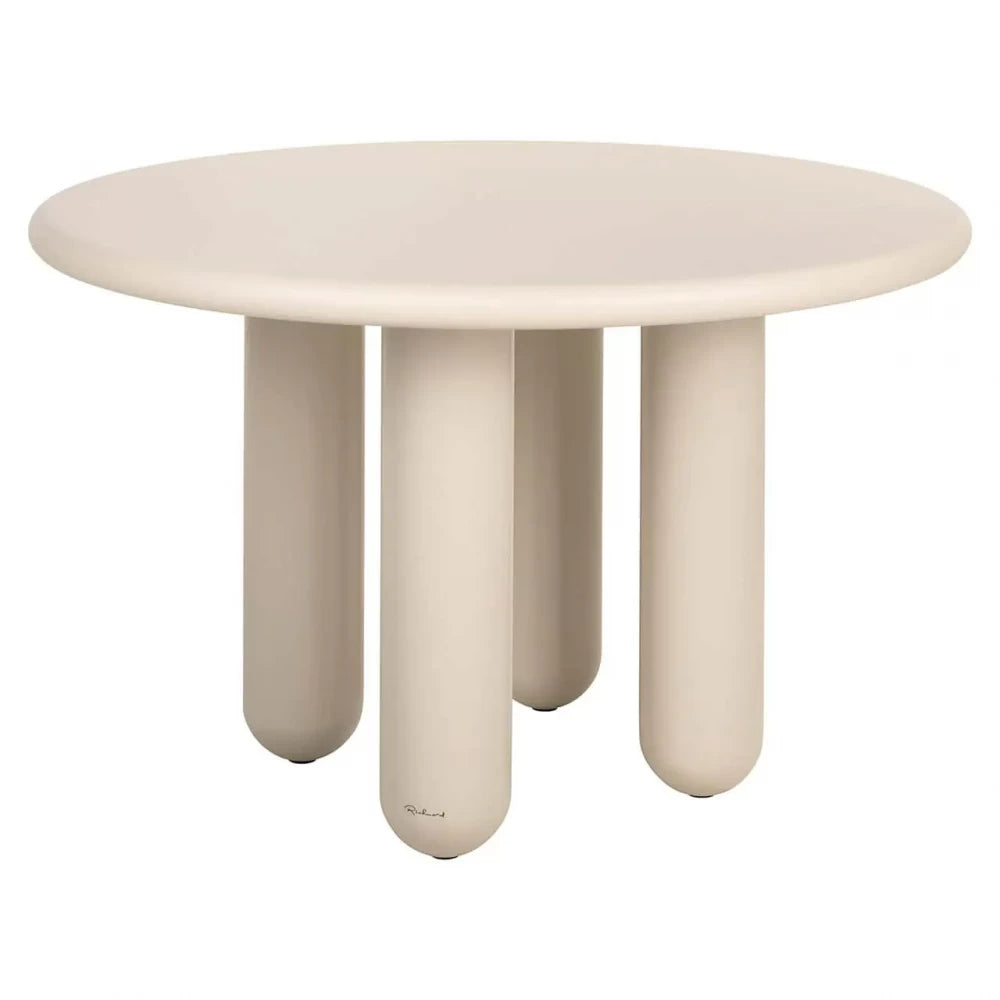 Masa rotunda din MDF Bej H75xD120cm Calma