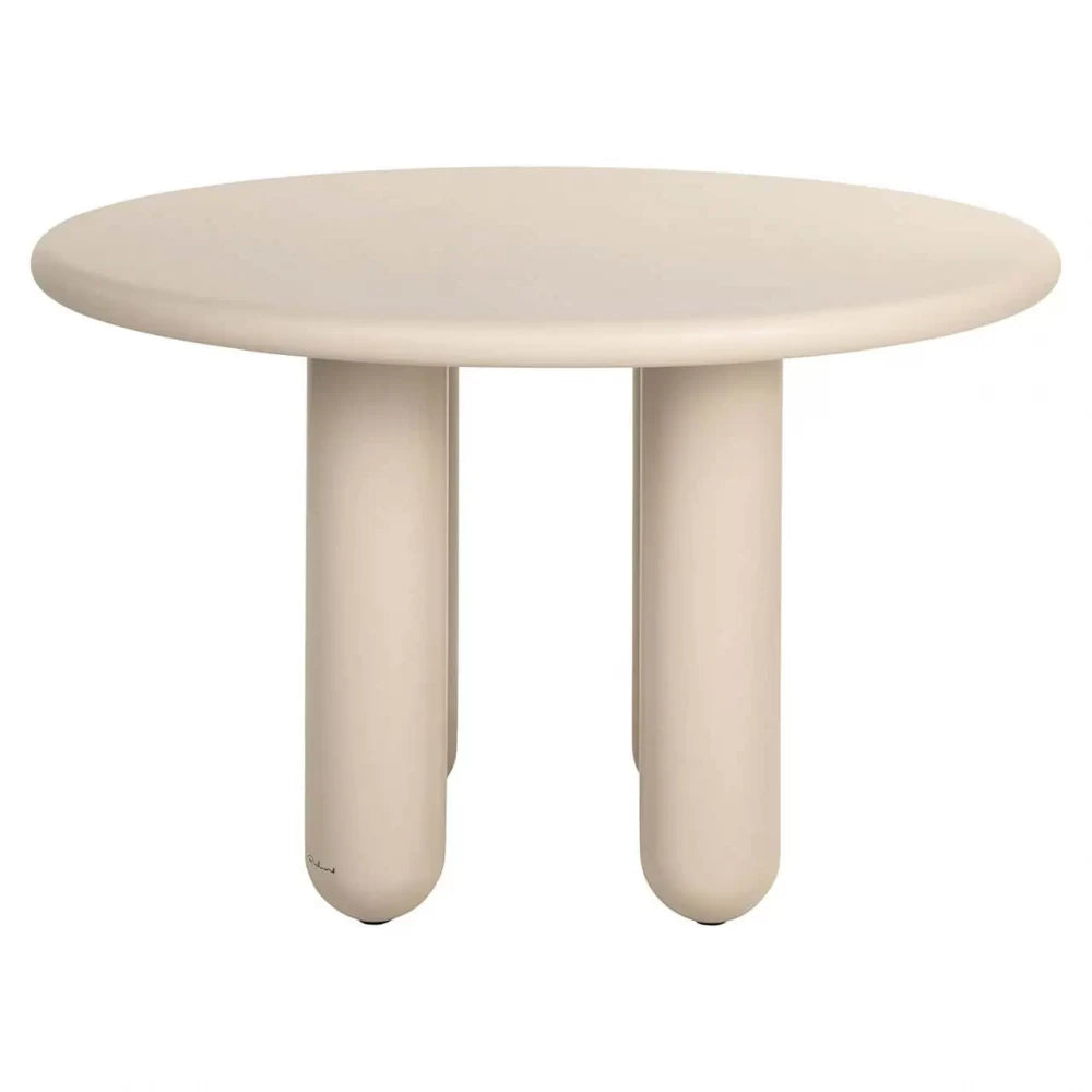 Masa rotunda din MDF Bej H75xD120cm Calma