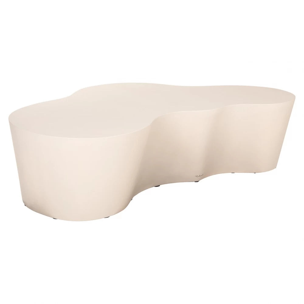 Masuta de cafea asimetrica Bej H37.5xL153cm Urban Bloom