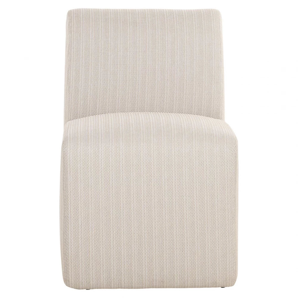 Fotoliu de exterior tapitat cu Stofa Bej H81xL55xA68cm Riva